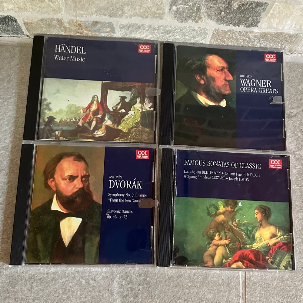 4 CCC Classical CDs Dvorak Wagner Handel
